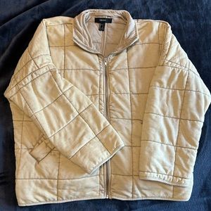 Quilted Zip-Up Jacket